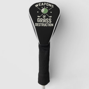 Waffen der Gräszerstörung Golfschläger Sarkastisch Golf Headcover
