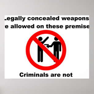 Waffen die Erlaubnis gehabt Poster
