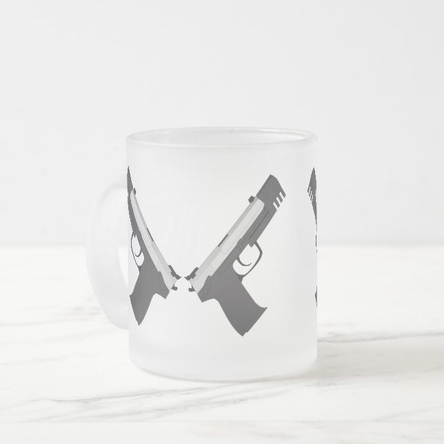 Waffen Mattglastasse (Vorderseite Links)