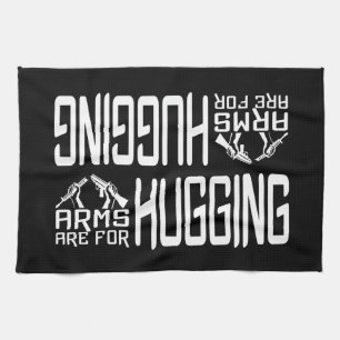 Waffen sind für die Umarmung von Küchentüchern Handtuch