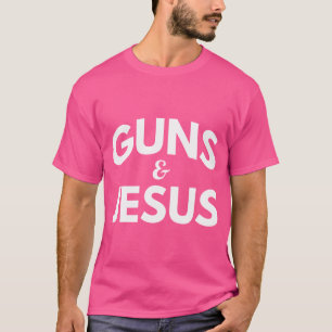 Waffen und Jesus T-Shirt