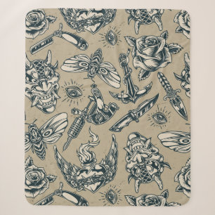 Waffen und Rose Sherpadecke