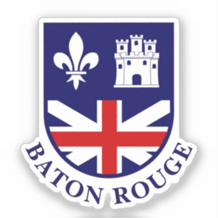 Waffen von Baton Rouge, Louisiana Aufkleber