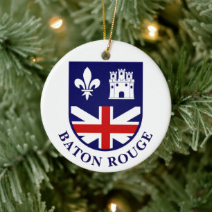 Waffen von Baton Rouge, Louisiana Keramik Ornament