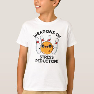 Waffen zur Stressreduzierung Witziger Bowling T-Shirt