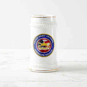 Waffenarmee Veteran Bierglas