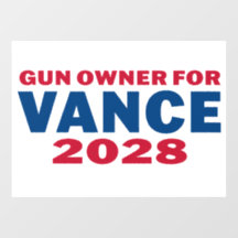 Waffenbesitzer für Vance 2028