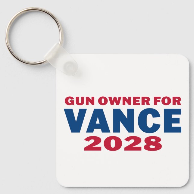 Waffenbesitzer für Vance 2028 Schlüsselanhänger (Vorderseite)