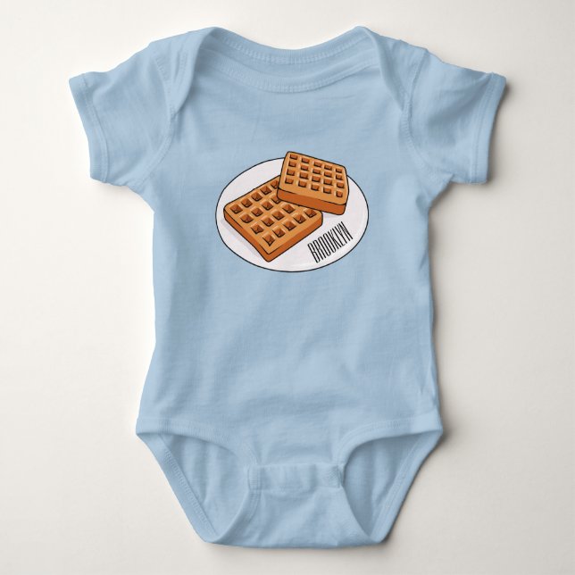 Waffenillustrierung des Cartoon Baby Strampler (Vorderseite)