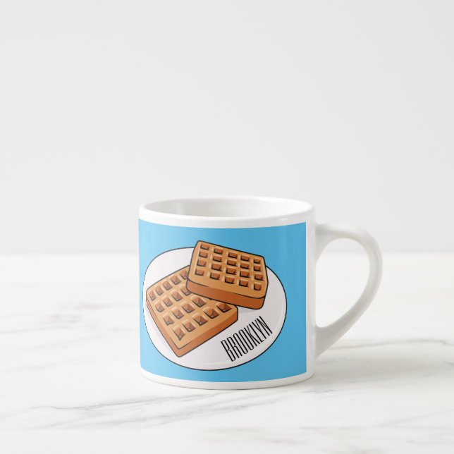 Waffenillustrierung des Cartoon Espressotasse (Rechts)