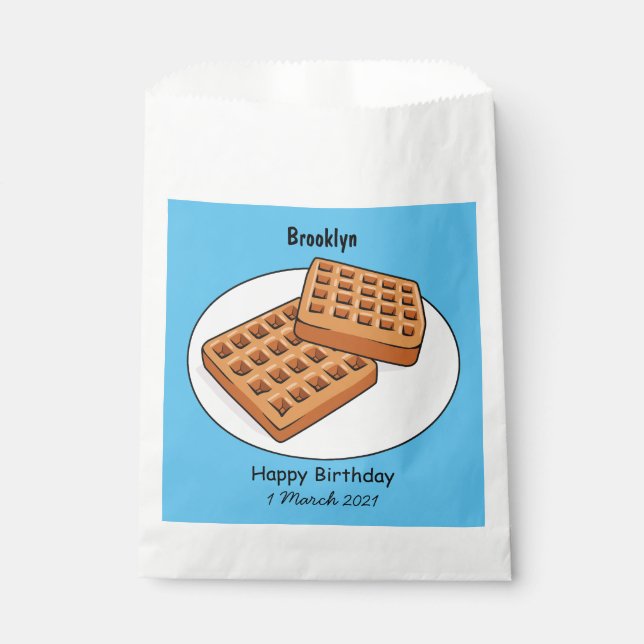 Waffenillustrierung des Cartoon Geschenktütchen (Vorderseite)
