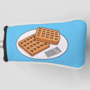 Waffenillustrierung des Cartoon Golf Headcover