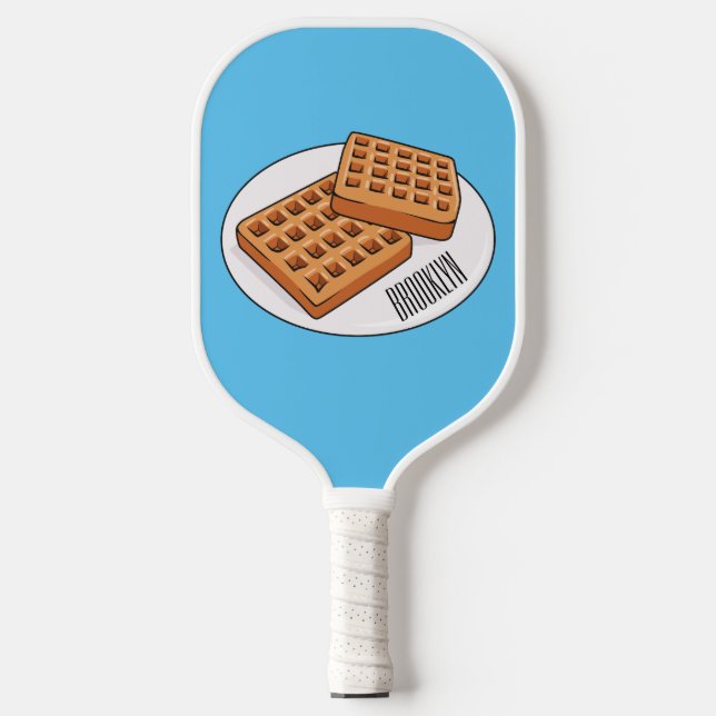 Waffenillustrierung des Cartoon Pickleball Schläger (Vorderseite)