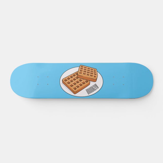 Waffenillustrierung des Cartoon Skateboard (Horizontal)