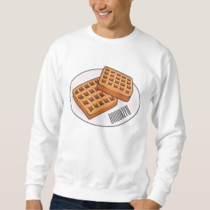 Waffenillustrierung des Cartoon Sweatshirt
