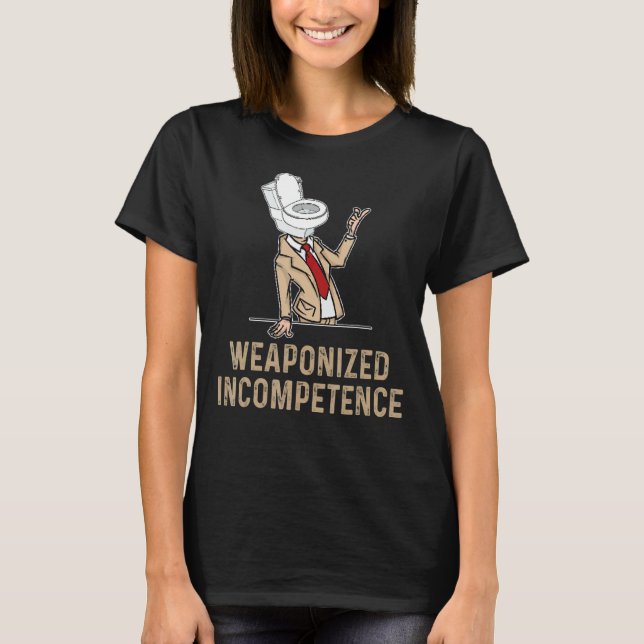 Waffeninkompetenz T-Shirt (Vorderseite)