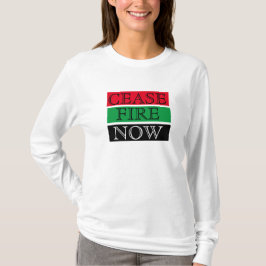 Waffenruhe jetzt/ Krieg beenden / Freie Palästina T-Shirt