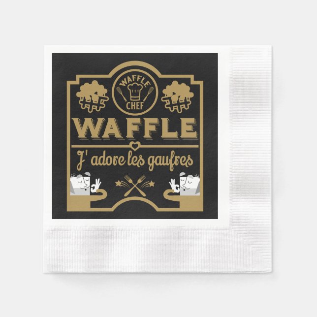 Waffentag Serviette (Vorderseite)