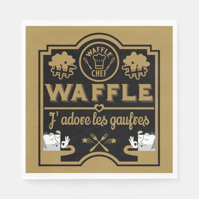 Waffentag Serviette (Vorderseite)