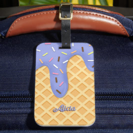 Waffle Cone Gepäckanhänger
