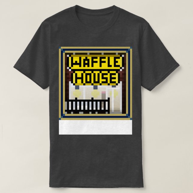 Waffle House GEORGIA TECH BORDER TShirt (Design vorne)