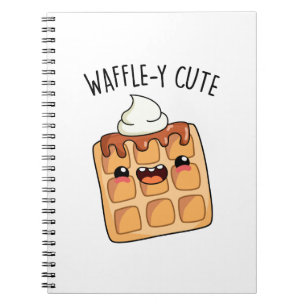 Waffle-witziger Waffel-Wortwitz  Notizblock