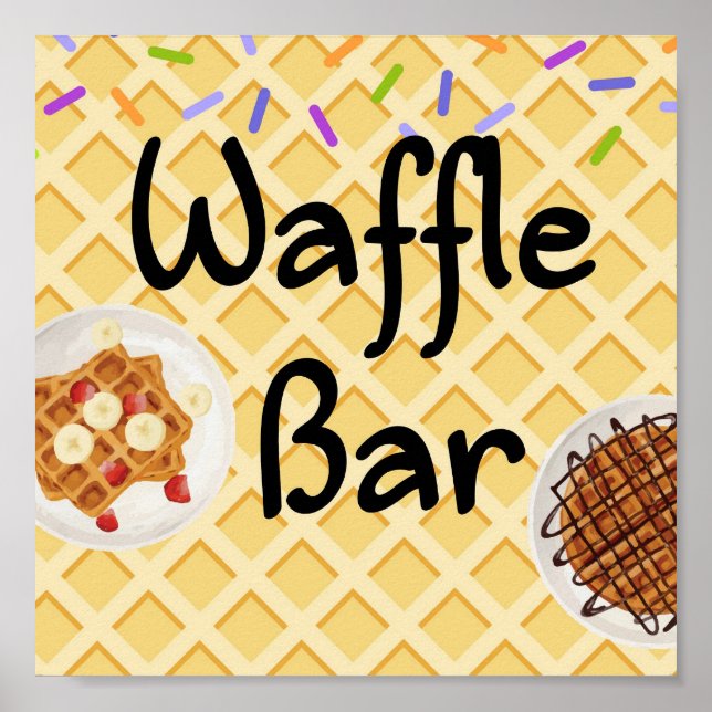 Waffler Bar Poster (Vorne)