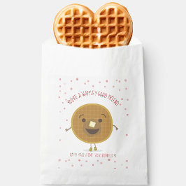 Waffley Good Friend Waffle Kid Classroom Valentine Geschenktütchen