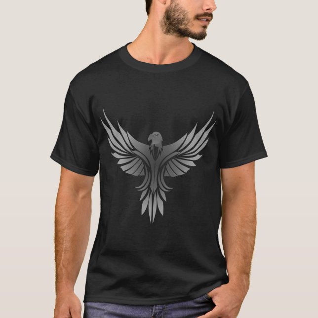 Wafl Silber Adler T-Shirt (Vorderseite)