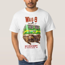 WAG-9 Lokomotive. Güterzug der indischen Eisenbahn