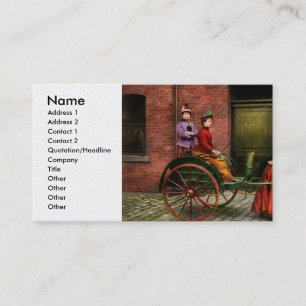 Wagen - Pferd um 1897 Visitenkarte