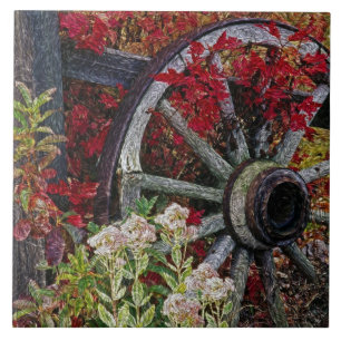 Wagenrad 1 Tile Fliese