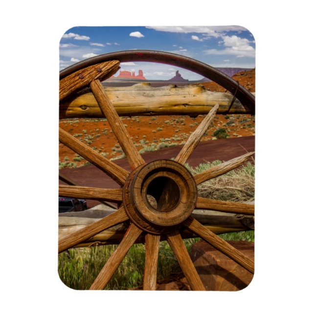 Wagenrad nah, Arizona Magnet (Vertikal)