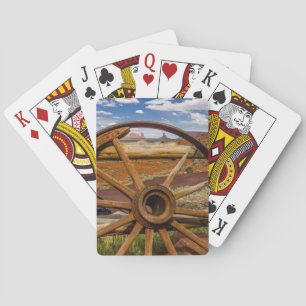 Wagenrad nah hoch, Arizona Spielkarten