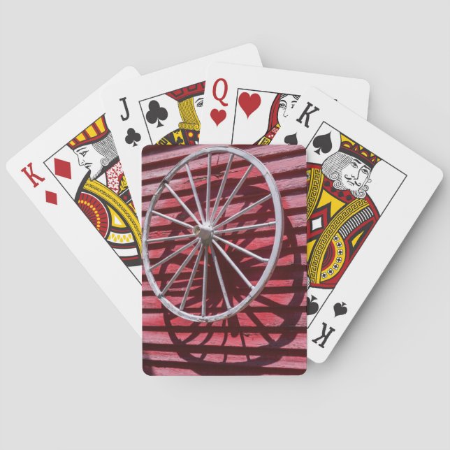 Wagenrad Spielkarten (Rückseite)