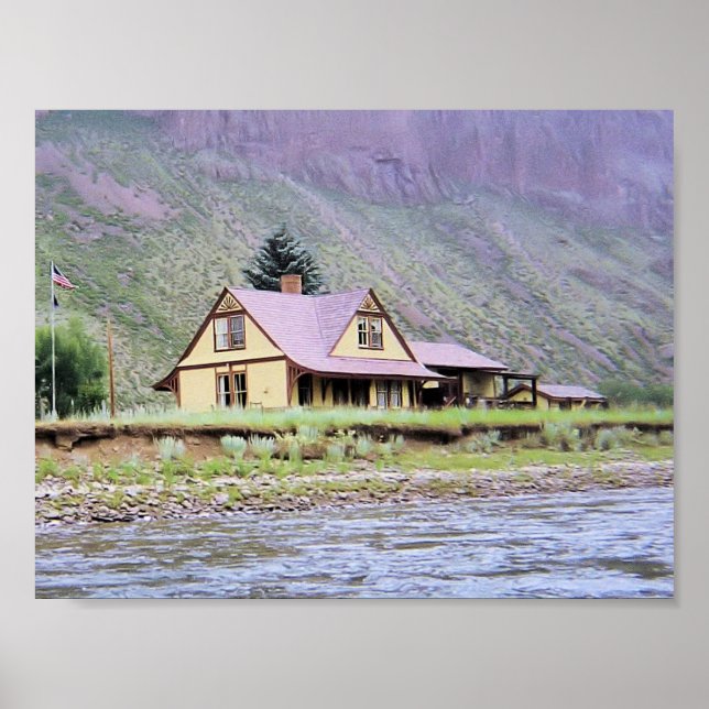 Wagenspaltdruck Poster (Vorne)