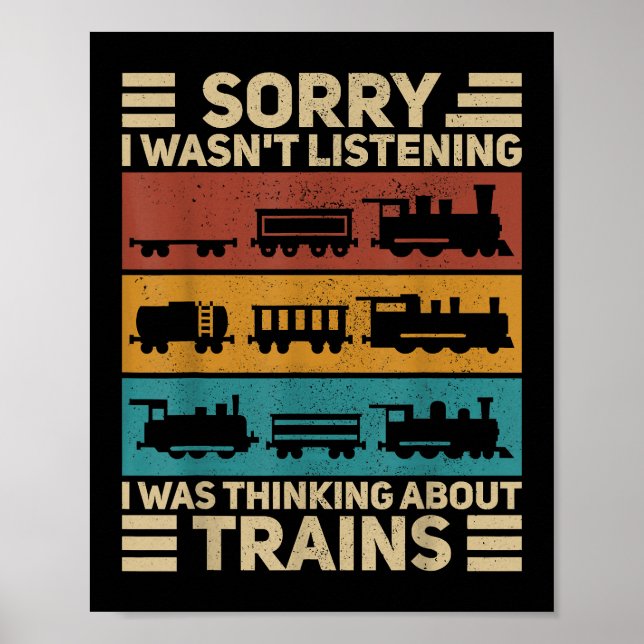 Wagenüberzug Modell Eisenbahnführer F Poster (Vorne)