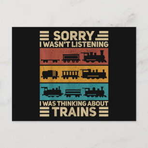 Wagenüberzug Modell Eisenbahnführer F Postkarte