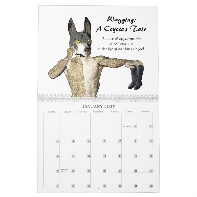 Wagging: Die Geschichte eines Kojoten Kalender (Jan 2027)