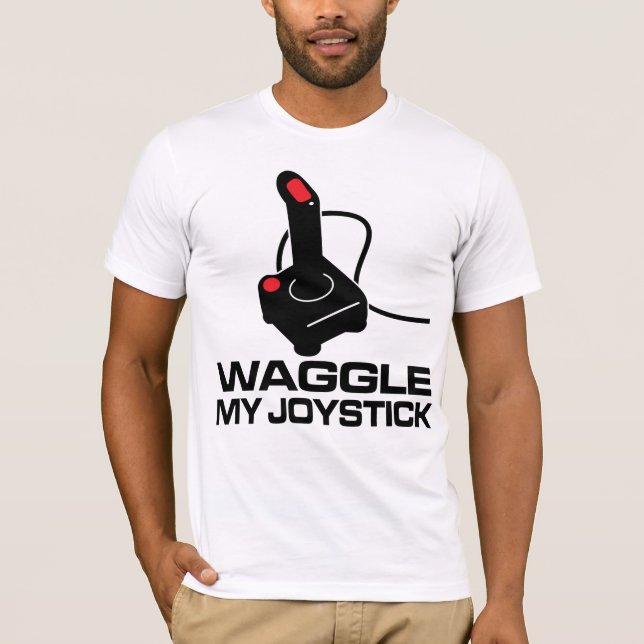 Waggle meinen Steuerknüppel T-Shirt (Vorderseite)