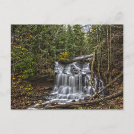 Wagner Falls, Munising, Michigan Postkarte