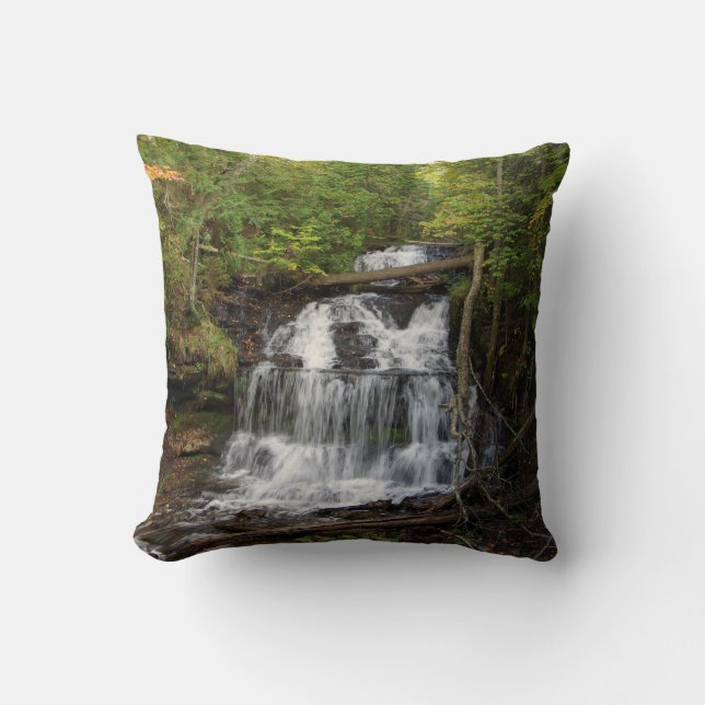 Wagner Falls Quadratkissen Kissen (Vorderseite)