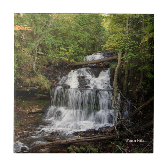 Wagner Falls tile Fliese (Vorderseite)