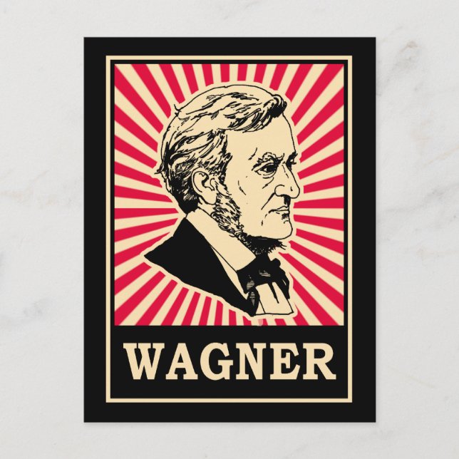 Wagner Postkarte (Vorderseite)