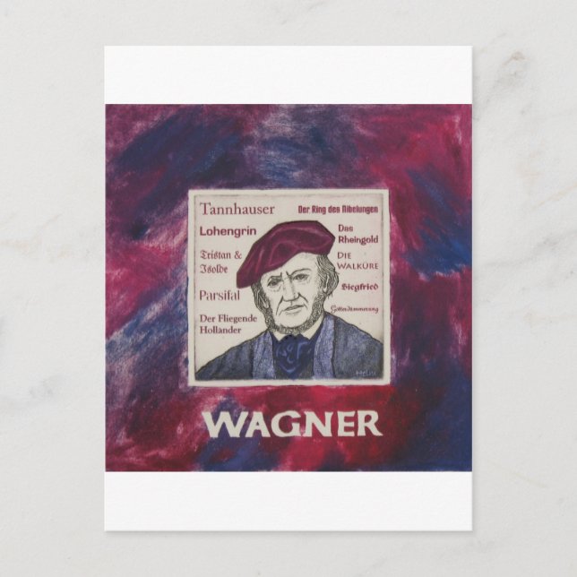Wagner Postkarte (Vorderseite)