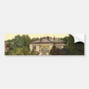 Wagners Haus, Klassiker Bayreuths, Bayern, Autoaufkleber