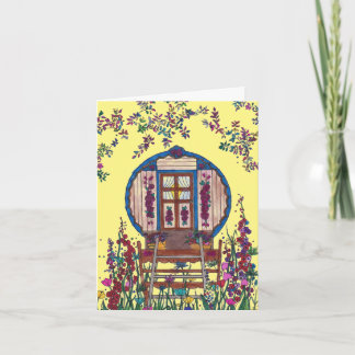 Wagon Birthday Card Karte