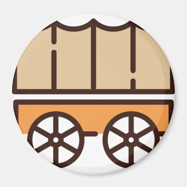 Wagon Cart Magnet (Vorne)