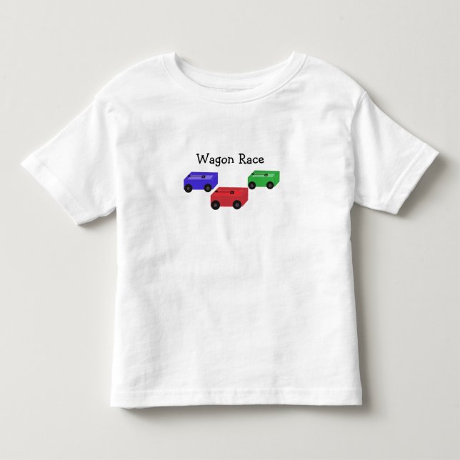 Wagon Race Kleinkind T-shirt (Vorderseite)
