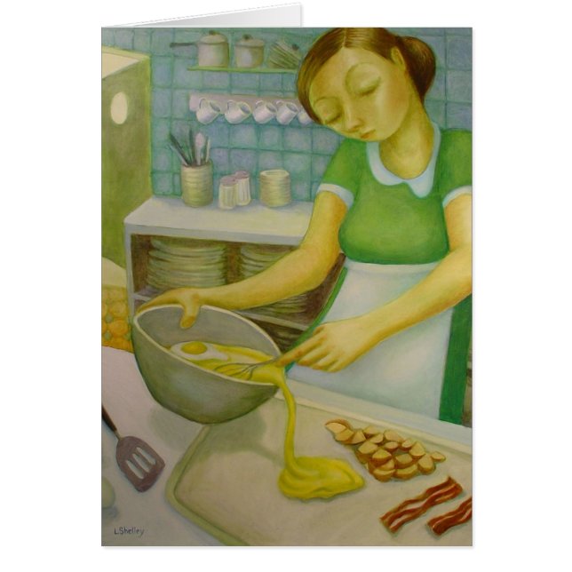 Wagon-restaurant - oeufs et lard - par Lora (Devant)